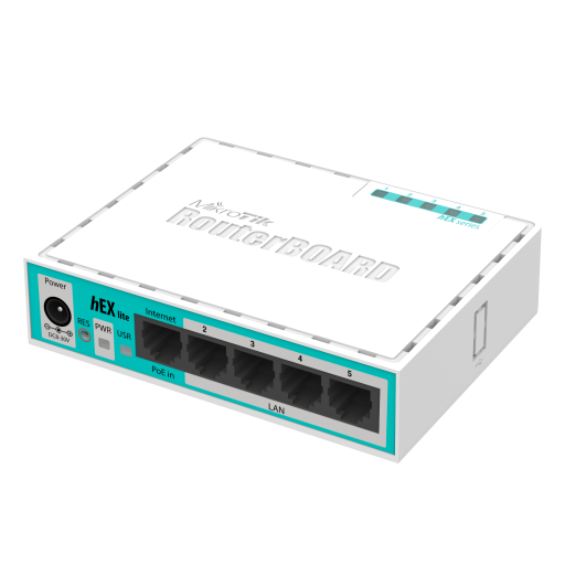 Router Mikrotik Hex Lite 5 Ptos 10/100 Horizontal