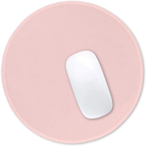 [MOUSEPADROSA] Mouse Pad Redondo Color Rosa